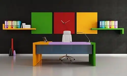 رنگ ها و محیط کار