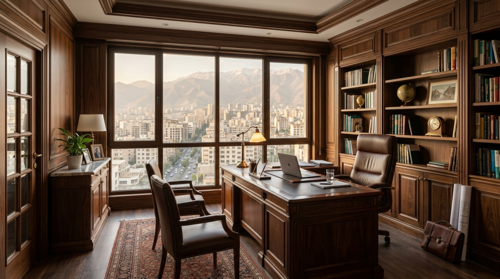 طراحی داخلی اداری کلاسیک